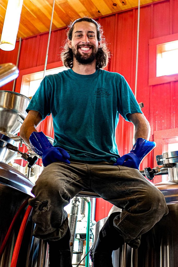 Colin, assistant brewer at Bigelow Brewery