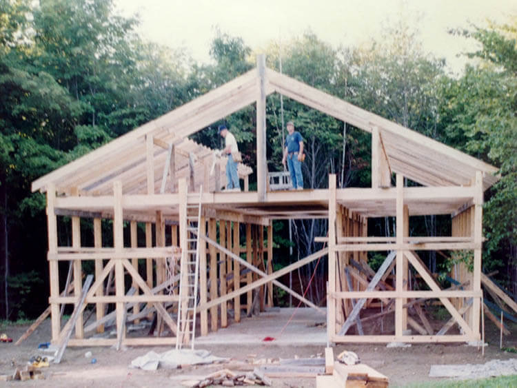 Bigelow barn construction